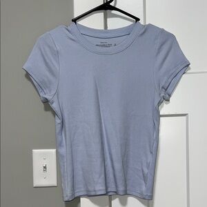 Abercrombie & Fitch Soft Blue Short Sleeve Tee